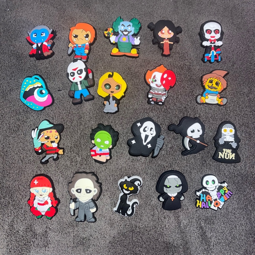 Jibbitz Croc Charms Mix Lot of Horror Movie